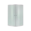 Lidz Latwa SC90x90.SAT.HIGH.FR Душевая кабина полукруглая, стекло Frost 4 мм + Lidz Душевой поддон KAPIELKA ST90x90x41, с панелью купить в САНН Одесса, изображение 3