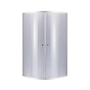 Lidz Latwa SC80x80.SAT.MID.GR Душевая кабина полукруглая, стекло тон. 4 мм + Lidz Душевой поддон KAPIELKA ST80x80x26, с панелью купить в САНН Одесса, изображение 3