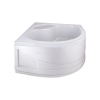 Lidz Latwa SC80x80.SAT.HIGH.FR Душевая кабина полукруглая, стекло Frost 4 мм + Lidz Душевой поддон KAPIELKA ST80x80x41, с панелью купить в САНН Одесса, изображение 13