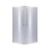 Lidz Latwa SC90x90.SAT.HIGH.GR Душевая кабина полукруглая, стекло тон 4 мм + Lidz Душевой поддон KAPIELKA ST90x90x41, с панелью купить в САНН Одесса, изображение 3