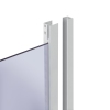 Lidz Latwa SC90x90.SAT.HIGH.GR Душевая кабина полукруглая, стекло тон 4 мм + Lidz Душевой поддон KAPIELKA ST90x90x41, с панелью купить в САНН Одесса, изображение 4