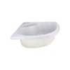 Lidz Latwa SC90x90.SAT.HIGH.GR Душевая кабина полукруглая, стекло тон 4 мм + Lidz Душевой поддон KAPIELKA ST90x90x41, с панелью купить в САНН Одесса, изображение 10