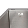 Мойка для кухни интегрированная Lidz Handmade H6350R крыло справа (LDH6350BRUR45587) Brushed Steel 3,0/1,0 мм купить в САНН Одесса, изображение 4