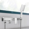 Смеситель для ванны Qtap Swan Cascada с поворотным изливом (c душевым гарнитуром) QTSWA260CRM45565 Chrome купить в САНН Одесса, изображение 8