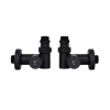 Комплект кранов Thermo Alliance Standart 1/2" черный, для полотенцесушителя угловой SF395W15HEB купить в САНН Одесса, изображение 4