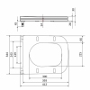 Сиденье для унитаза Qtap (Crow 490) с микролифтом Slim QT99SC6108W купить в САНН Одесса, изображение 2