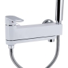Смеситель для ванны Qtap Jay с поворотным изливом (c душевым гарнитуром) QTJAY260CRW45554 Chrome/White купить в САНН Одесса, изображение 4