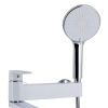 Смеситель для ванны Qtap Jay с поворотным изливом (c душевым гарнитуром) QTJAY260CRW45554 Chrome/White купить в САНН Одесса, изображение 6