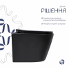 Унитаз подвесной Qtap Scorpio Ultra Quiet с сиденьем с сиденьем Soft-Close MATT BLACK QT14332380AMB купить в САНН Одесса, изображение 4