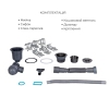 Комплект Lidz Handmade H6350BR Мойка для кухни интегрированная крыло справа BlackPVD в комплекте с дозатором + Lidz K01B Корзина для кухонной мойки купить в САНН Одесса, изображение 6