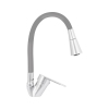 Смеситель для кухни Lidz Tani 008F3 с гибким изливом (k40) LDTAN008F3GCR39507 Chrome/Grey купить в САНН Одесса, изображение 5