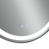 Зеркало Qtap Gemini 800х700 с LED-подсветкой Touch, с антизапотеванием, с диммером, рег. темп. цвета (3000-6500K) QT2578R8072B купить в САНН Одесса, изображение 12