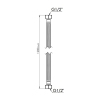 Шланг для воды Thermo Alliance Standart 120 см NYLON 1/2"x1/2" ВВ TAS387W120 купить в САНН Одесса, изображение 2
