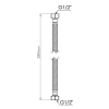 Шланг для воды Thermo Alliance Standart 200 см NYLON 1/2"x1/2" ВВ TAS387W200 купить в САНН Одесса, изображение 2