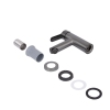 Смеситель для раковины Brinex Pure 001F низкий  Gunmetal Black BRIPUR001FGRP купить в САНН Одесса, изображение 7