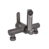Смеситель для ванны Brinex Pure 006 с поворотным изливом (с душевым гарнитуром) Gunmetal Black BRIPUR006GRP купить в САНН Одесса, изображение 5