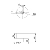 Манометр с глицерином Thermo Alliance Forte 6 бар, 1/4"Н, нижнее подключение TAF170G6B купить в САНН Одесса, изображение 2