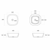 Раковина-чаша Qtap Kolibri 400х400х140 мм White QT10116303W купить в САНН Одесса, изображение 2