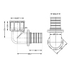 Угол натяжной Icma №1037 d16х2,2-1/2"В 851037ADBO05 купить в САНН Одесса, изображение 2