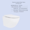 Акционный набор: Унитаз подвесной Jay Ultra Quiet QT07335177W 485х360х320 + Tern Ultra Quiet QT17332303ASW 490x365x325 купить в САНН Одесса, изображение 3
