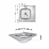 Кухонная мойка Brinex 6060-R 0,6 мм Satin (BRIN6060RSAT06) купить в САНН Одесса, изображение 2