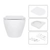 Готовое решение Qtap для ванной комнаты: подвесной унитаз Jay Ultra Quiet 520x360x320 + комплект инсталляции Nest 4 в 1 (линейная клавиша Chrome) купить в САНН Одесса, изображение 7