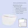 Готовое решение Qtap для ванной комнаты: подвесной унитаз Jay Ultra Quiet 520x360x320 + комплект инсталляции Nest 4 в 1 (круглая клавиша Chrome) купить в САНН Одесса, изображение 3