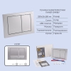 Готовое решение Qtap для ванной комнаты: подвесной унитаз Swan Ultra Quiet 520×360×320 + комплект инсталляции Nest 4 в 1 (квадратная клавиша Satin) купить в САНН Одесса, изображение 5