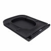 Сиденье для унитаза Qtap Tern 420х340х35 мм, Matt Black, с микролифтом, Slim Duroplast, Quick Release QT99HY2322MB купить в САНН Одесса, изображение 4