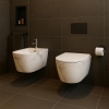 Биде подвесное Qtap Robin 515x370x350 мм, Marble QT13551381GMR купить в САНН Одесса, изображение 8