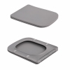 Унитаз подвесной Tern Ultra Quiet 490×365×325 мм, Stone Grey, с сиденьем Slim Duroplast / Soft-close / Quick Release QT17332303ASSG Qtap купить в САНН Одесса, изображение 8