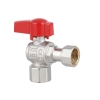 Кран шаровой Thermo Alliance Standart 1/2"ВВ угловой, PN40, с накидной гайкой TAS223W15 купить в САНН Одесса, изображение 3