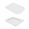 Унитаз подвесной Crow Rimless 485х340х330 мм, White, с сиденьем Slim Duroplast/ Soft-close/ Quick Release QT05335171RW Qtap купить в САНН Одесса, изображение 6