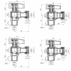Комплект угловой кранов Thermo Alliance Standart  1/2"ВН -3/4"ВН с накидной гайкой  для подключенние котла TAS225RBW1520 купить в САНН Одесса, изображение 2