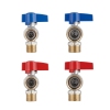 Комплект угловой кранов Thermo Alliance Standart  1/2"ВН -3/4"ВН с накидной гайкой  для подключенние котла TAS225RBW1520 купить в САНН Одесса, изображение 6