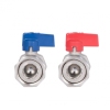 Комплект кранов шаровых Thermo Alliance Standart 1"ВВ прямой, PN40, с накидной гайкой TAS262RBW25 купить в САНН Одесса, изображение 5