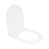 Qtap Сидіння для унітаза (Jay 640, Swan 640) 422x360x30 мм, White, з мікроліфтом, Slim Duroplast, Quick Release QTSC179W48699 купити в САНН Одеса, зображення 4