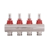 Коллектор латунный с расходомерами и евроконусами Thermo Alliance Standart 1" на 4 выхода TAS235W4E купить в САНН Одесса, изображение 5