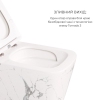 Комплект Qtap Tern Marble 3 в 1: унитаз подвесной Ultra Quiet + биде подвесное + раковина накладная QTTERMR49164 купить в САНН Одесса, изображение 4