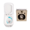 Комплект Qtap Tern Marble 3 в 1: унитаз подвесной Ultra Quiet + биде подвесное + раковина накладная QTTERMR49164 купить в САНН Одесса, изображение 5