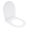 Qtap Сидіння для унітаза (Robin 490, Scorpio 490) 430x363x60 мм, White, з мікроліфтом, Slim Duroplast, MagLock QTSC179W48915 купити в САНН Одеса, зображення 3