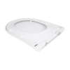 Qtap Сидіння для унітаза (Robin 490, Scorpio 490) 430x363x60 мм, White, з мікроліфтом, Slim Duroplast, MagLock QTSC179W48915 купити в САНН Одеса, зображення 4
