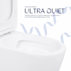 Унитаз напольный Qtap Leo Ultra Quiet 620×355×790 мм с сиденьем Soft-close, White QTLEO27W49261 купить в САНН Одесса, изображение 5