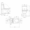 Унитаз напольный Qtap Aquarius Ultra Quiet 620×355×790 мм с сиденьем Soft-close, White QTAQAW27W49262 купить в САНН Одесса, изображение 2