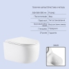 Готовое решение Qtap для ванной комнаты: подвесной унитаз Taurus Ultra Quiet 515×360×350 + комплект инсталляции Nest 4 в 1 (круглая клавиша Satin) купить в САНН Одесса, изображение 3