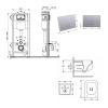 Готовое решение Qtap для ванной комнаты: подвесной унитаз Gemini Ultra Quiet 485×340×350 + комплект инсталляции Nest 4 в 1 (линейная клавиша Satin) купить в САНН Одесса, изображение 2