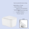 Готовое решение Qtap для ванной комнаты: подвесной унитаз Gemini Ultra Quiet 485×340×350 + комплект инсталляции Nest 4 в 1 (круглая клавиша Satin) купить в САНН Одесса, изображение 3