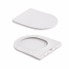Унітаз підвісний Qtap Robin Ultra Quiet 520×365×340 мм, Marble, з сидінням Slim Duroplast / Soft-close / Quick Release QTROB26MR48998 купити в САНН Одеса, зображення 8