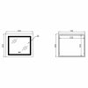 Зеркало Lidz Kubis (KU2) 700х600 с LED-подсветкой Touch, с антизапотеванием, с диммером, рег. яркости LDKU60070049286 купить в САНН Одесса, изображение 2