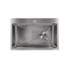 Мойка для кухни интегрированная Lidz Handmade H6845 Brushed Steel 3,0/1,0 мм LDH6845BRU49455 купить в САНН Одесса, изображение 3